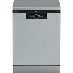 Beko BDFN26530X Szabadonálló mosogatógép, 15 teríték,9.9 L,6 prog.,44 dB,D,Felső evőeszk.,60 cm,Digit.kijelző, Autom.ajtónyit