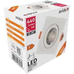Avide LED panel Beépíthető 38° Négyzetes 5W NW 4000K
