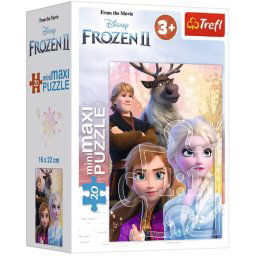 Disney Jégvarázs minimaxi Puzzle 20 db-os Anna és Elsa Trefl