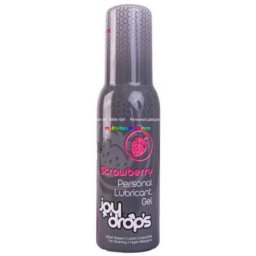 Strawberry Personal Lubricant gel 100 ml, Vízbázisú síkosító, eper ízesítésű - JoyDrops