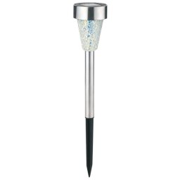 Entac Kerti Szolár Lámpa 400mm Rozsdamentes acél Mozaik Üveg 1 LED RGB 12/kínáló