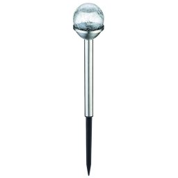 Entac Kerti Szolár Lámpa 340mm Rozsdamentes acél Üveg fej 1 LED RGB 24/kínáló