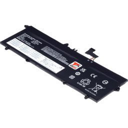 Akkumulátor T6 Power Lenovo ThinkPad T490s, T495s, T14s Gen 1, 4950mAh, 57Wh, 3 cellás, Li-Pol
