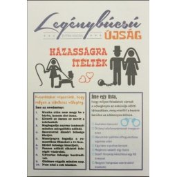 Újság Legénybúcsú 16x23cm 8 oldalas 04305 - Tréfás Szülinapi újság