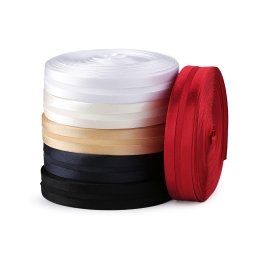 Ferdepánt szatén 20 mm széles, vasalt