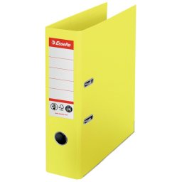 Esselte 1. számú Co2 semleges, 75 mm-es, sárga, kartonpapír mappa