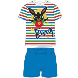 rövid pizsama Bing star kék