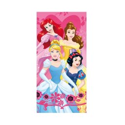 Disney Hercegnők Heart fürdőlepedő, strand törölköző 70x140cm