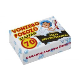 Vonzerő fokozó szappan 70 Szexi hetveneseknek férfi 90g - Tréfás tisztálkodószerek