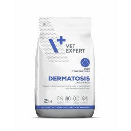 Vet Expert Veterinary Diet Dermatosis kacsa és rizs gyógytáp bőrproblémákkal küzdő macskának 2kg