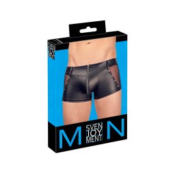 Svenjoyment - fényes cipzáros férfi boxer (fekete)