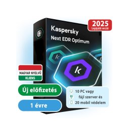 Kaspersky Next EDR Foundations 10 eszközre, 20 mobilra, 2 éves előfizetés