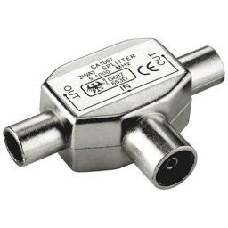 PremiumCord TV-antenna kombinátor-csatlakozó IEC 75 Ohm 1xF-2xM