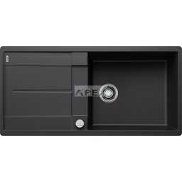 BLANCO METRA XL 6S-F fekete exc., SZINTBE ÉPÍTÉS
