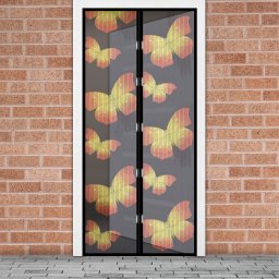 Garden of Eden Szúnyogháló függöny ajtóra - mágneses - 100 x 210 cm