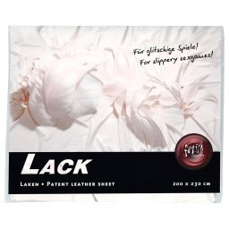 Fetish - lakk lepedő - 200 × 230 cm (fehér)