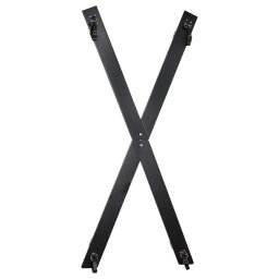 ZADO - András kereszt falra szerelhető bondage kötöző szett (fekete)