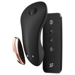 Satisfyer Little Secret - App-vezérelt csiklóvibrátor (fekete)
