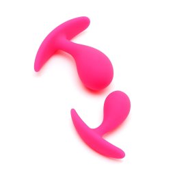 Rimba Copenhagen - pink butt plug szett, anál plug (2 db)