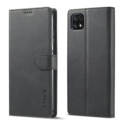 IMEEKE Wallet tok Samsung Galaxy A22 5G fekete