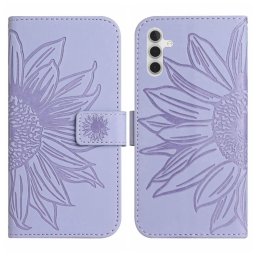 ART SUN FLOWER pénztárca tok pánttal Samsung Galaxy A04s lila