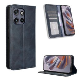 BUSINESS Pénztárcahuzat Motorola Edge 50 Neo / ThinkPhone 25 kék színben