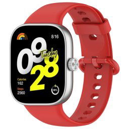 SILICONE Cserélhető szíj a Xiaomi-hoz Redmi Watch 5 piros