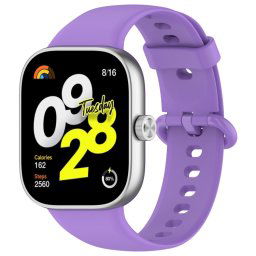 SILICONE Cserélhető szíj Xiaomi-hoz Redmi Watch 5 lila