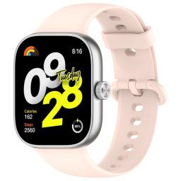 SILICONE Cserélhető szíj a Xiaomi-hoz Redmi Watch 5 világos rózsaszín