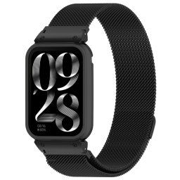 SET MILANESE Fém óratok + szíj Xiaomi Smart Band 9 Pro fekete