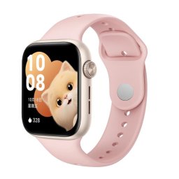 BUTTERFLY Cserélhető szíj a Honor-hoz Watch 5 rózsaszín