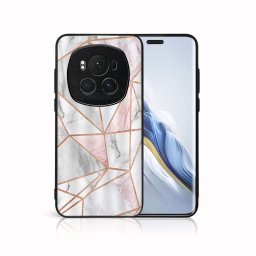 PROTEMIO MY ART Védőburkolat a Honor Magic6-hoz Pro 5G PINK MARBLE (143)