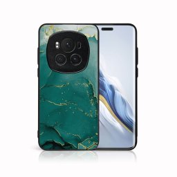 PROTEMIO MY ART Védőburkolat a Honor Magic6-hoz Pro 5G GREEN MARBLE (145)