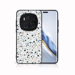 PROTEMIO MY ART Védőburkolat a Honor Magic6-hoz Pro 5G GREY TERRAZZO (163)