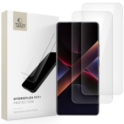 TECH-PROTECT HYDROFLEX FIT+ 2-PACK Fólia a Xiaomi Redmi Note 14 Pro 5G / Redmi Note 14 Pro+ 5G / Poco X7 számára