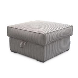 Bézs SMART COSARO tárolós puff, 65x65 cm