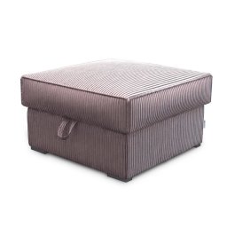 Világoslila SMART COSARO tárolós puff, 65x65 cm