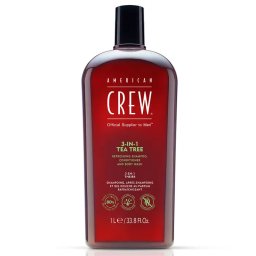 American Crew 3-in-1 Tea Tree Shampoo, Conditioner and Body Wash 1000 ml ()