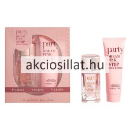 V.V.Love Party Dream Pink Non Stop ajándékcsomag / Carolina Herrera 212 Vip Rosé parfüm utánzat