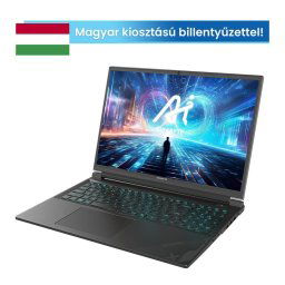GIGABYTE laptop 16 WUXGA , Intel Core i7-13650HX, 16GB, 1TB, fekete PN: G6X-9MG-42HU854SD