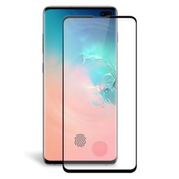 3D Edzett üveg Samsung Galaxy S10 Plus fekete