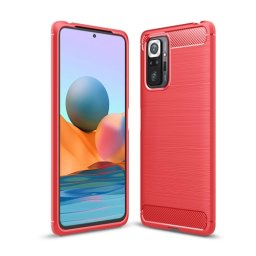 FLEXI TPU burkolat Xiaomi Redmi Note 10 Pro piros