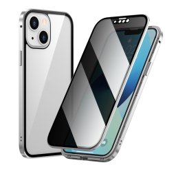 Mágneses tok 360 Apple iPhone 13 mini ezüst