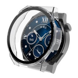 Műanyag borítás védőüveggel Huawei Watch GT 3 Pro 46mm átlátszóhoz