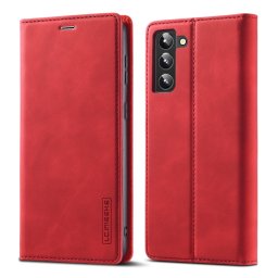 IMEEKE Wallet tok Samsung Galaxy S22 Plus 5G piros