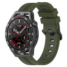RUBBER Szilikon szíj Huawei Watch Buds / GT3 SE / GT3 Pro 46mm zöld