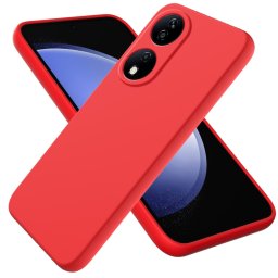 RUBBER Védőburkolat a Honor-hoz 90 Smart 5G piros