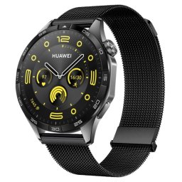 MILANESE Fémszíj Huawei-hoz Watch GT 5 46mm fekete