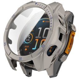 LUNET TELJES BURKOLAT Műanyag borítás üveggel Garmin Fenix 8 AMOLED 47mm TITANIUM BLUE-hoz