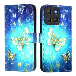 ART Tárcatok a Motorola Moto-hoz G15 / G15 Power GOLDEN BUTTERFLY